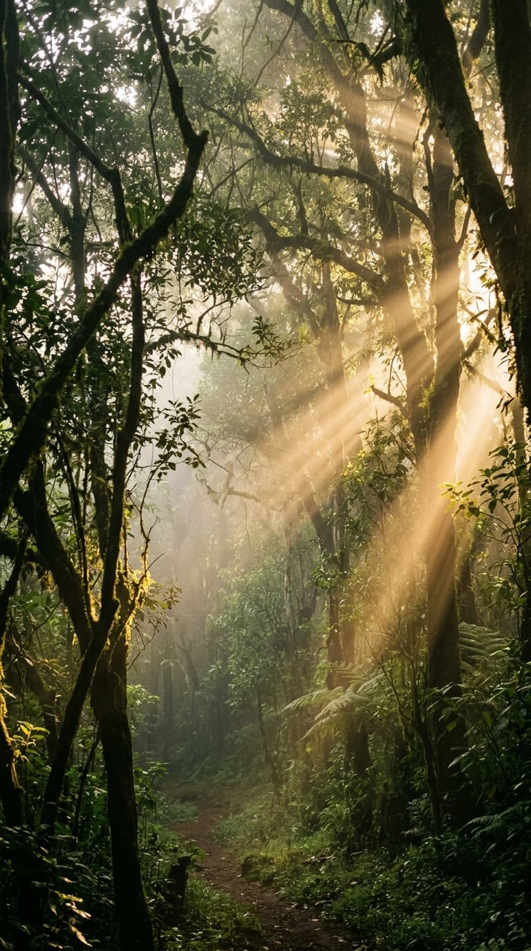 Atmospheric forest canopy